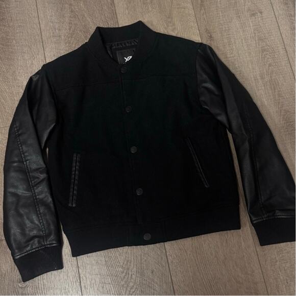 XRAY Boy's Wool Varsity Bomber Jacket w/ Grainey Sleeves XL - Picture 9 of 15